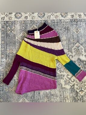 Stephen West Enchanted Mesa Lux Adorna 100% Cashmere Hand Knit Sample XS/S